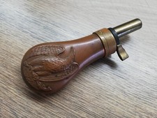 GARRAFA DE PÓ VINTAGE RARA DE BRONZE COBRE PISTOLA COLT FRASCO GUERRA CIVIL EUA ÁGUIA №2 comprar usado  Enviando para Brazil