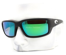 Óculos de sol Costa Del Mar Fantail preto fosco verde vidro polarizado com estojo comprar usado  Enviando para Brazil