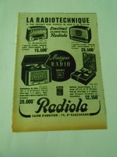 Publicité presse 1954 d'occasion  La Verpillière