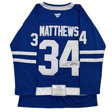 Camiseta de hóquei azul autografada/assinada Auston Matthews Maple Leafs fanáticos certificado de autenticidade comprar usado Camiseta de hóquei azul autografada/assinada Auston Matthews Maple Leafs fanáticos certificado de autenticidade comprar usado  Enviando para Brazil