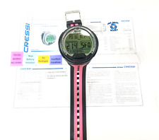Relógio de pulso Cressi Leonardo rosa computador de mergulho Air & Nitrox #4775 comprar usado  Enviando para Brazil