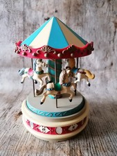 Enesco Musical Spieluhr Carousel Karussel "Waltz" Designed  1980 H:16,B:11cm comprar usado  Enviando para Brazil