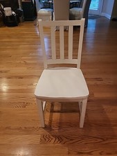 White wooden chair for sale  Mount Prospect