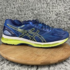 Tênis de corrida Asics Gel-Nimbus 19 tênis esportivo masculino 15 azul verde T700N, usado comprar usado  Enviando para Brazil