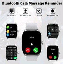 Smartwatch (Answ/Make Call) 2,01" smartwatch para telefones Android e iPhone cinza, usado comprar usado  Enviando para Brazil