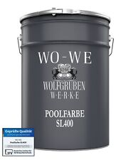Schwimmbadfarbe poolfarbe schw gebraucht kaufen  Dautphetal