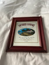 Southern comfort mirror for sale  HALIFAX