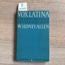 Vox Latina the Pronunciation of Classical Latin Allen, W. Sidney 1965 na sprzedaż  Wysyłka do Poland