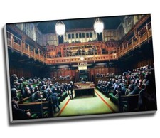Banksy monkey parliament for sale  LONDON