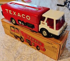 RARO 1960 TEXACO "CAMINHÃO DE COMBUSTÍVEL A JATO" CONSTRUÇÃO DE AÇO Na CAIXA ORIGINAL! comprar usado  Enviando para Brazil
