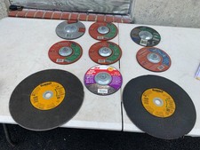 Pacote com 9 discos de moagem de concreto e metal Dewalt Makita Norton Diablo 7" e 12" novo na caixa, usado comprar usado  Enviando para Brazil