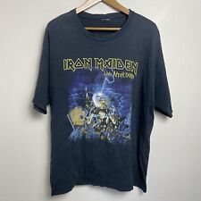 Camisa masculina vintage Iron Maiden XL preta manga curta gráfica Live After Death comprar usado  Enviando para Brazil