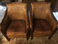 Fauteuils bergère rotin d'occasion  Bazas