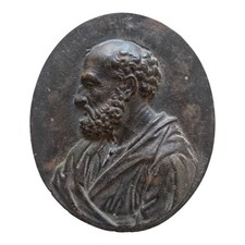 Antico bassorilievo bronzo usato  Roma