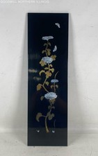 Painel de decoração asiático vintage preto e dourado com laca incrustada para casa - Feito na Coréia comprar usado  Enviando para Brazil