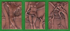 Adam eve plaques for sale  Greenwich