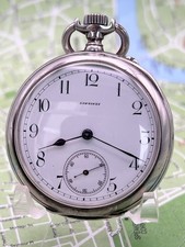 Longines silver pocket for sale  LONDON