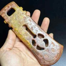 Moneda Colgante Colección Estatua Objeto Antiguo China Tallas Jade Antiguas Raras segunda mano  Embacar hacia Mexico
