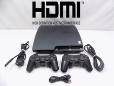 Console PS3 Playstation 3 Slim 160 Gb + 2x controles sem fio + cabos comprar usado  Enviando para Brazil
