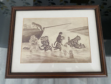 Louis wain framed for sale  DONCASTER
