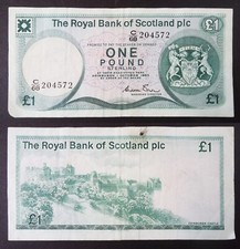 ESCÓCIA Royal Bank £1 libra esterlina 1983 série C-68 nota mundial CIRC comprar usado  Enviando para Brazil