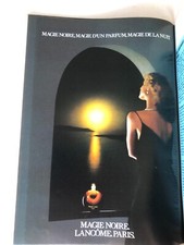 (¯`*•.¸ Publicité 1 page Parfum MAGIE NOIRE de LANCOME - Avril 1980¸.•*´¯) d'occasion  Lyon VII