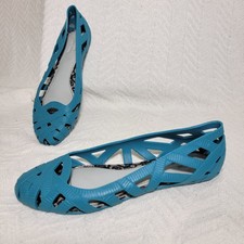 Melissa + Jason Wu Jean Jelly Tecido Liso Azul Turquesa Tamanho UE 39 EUA 8 EUC comprar usado  Enviando para Brazil