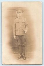 Postcard soldier posed for sale  LLANFAIRFECHAN
