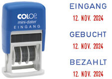 Colop datumstempel minidater gebraucht kaufen  Fockbek