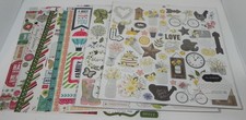 LOTE LOVE GROW HERE LINDA FOLHA DE ADESIVOS ELEMENTO 12X12 AGLOMERADO JEN HADFIELD comprar usado  Enviando para Brazil
