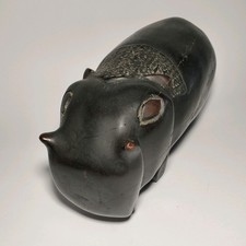 Ippopotamo scolpito unico usato  Solferino