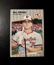 1989 Fleer #616 Bill Ripken "F Face" FF Erro Fábrica Caixa Preta "Corte de Serra" Var comprar usado  Enviando para Brazil
