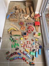 Wooden train set for sale  WELLINGBOROUGH