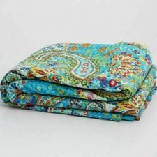 Colcha Kantha tradicional feita à mão 100% algodão colcha capa de cama comprar usado  Enviando para Brazil