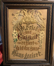 Antikes hausbild stickbild gebraucht kaufen  Berlin