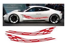 Adesivos xadrez bandeira KI VERMELHO gráfico vinil carro caminhão carroceria corrida listras comprar usado  Enviando para Brazil
