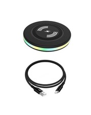 Cargador Inalámbrico 15W Estación de Carga Rápida para iPhone y Samsung Galaxy - NUEVO segunda mano  Embacar hacia Mexico