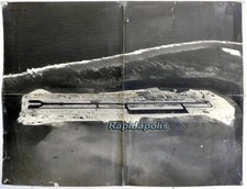Fotografia militar rara da faixa aérea do Atol do Pacífico + aeronave - Johnston Island comprar usado  Enviando para Brazil