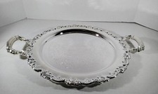 Large silverplate round for sale  Austell
