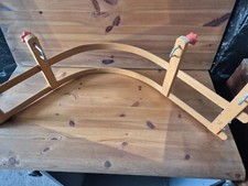 Schlitten rückenlehne holz gebraucht kaufen  Kempen