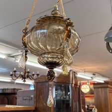 Antico lampadario vetro usato  Viterbo