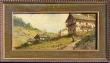 Giacinto .paesaggio alpino usato  Barge