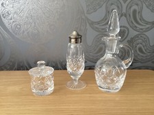Crystal mustard pot for sale  DARLINGTON