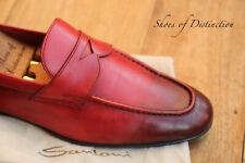 Santoni red burnished for sale  SUTTON COLDFIELD