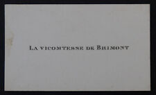 Carte visite noblesse d'occasion  Nantes-