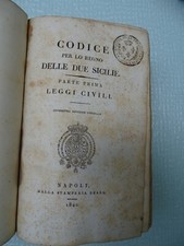 Codice regno delle usato  Napoli