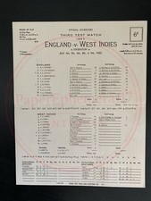 1963 official cricket for sale  SWANSEA