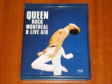 QUEEN FREDDIE MERCURY ROCK MONTREAL CONCERT 1981 & LIVE AID BLU-RAY Like New comprar usado  Enviando para Brazil
