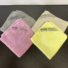 Norwex Body and Face Cloths roxo amarelo cinza conjunto de 4 panos de lavagem Baclock comprar usado  Enviando para Brazil