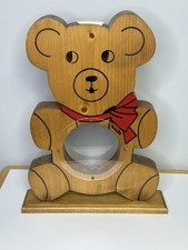 Vtg wooden teddy for sale  Cumbola